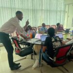 Promise Nwanesi tarining with Power Gas Team